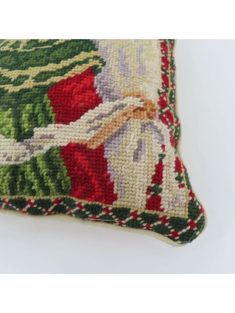 N/A needlepoint throw